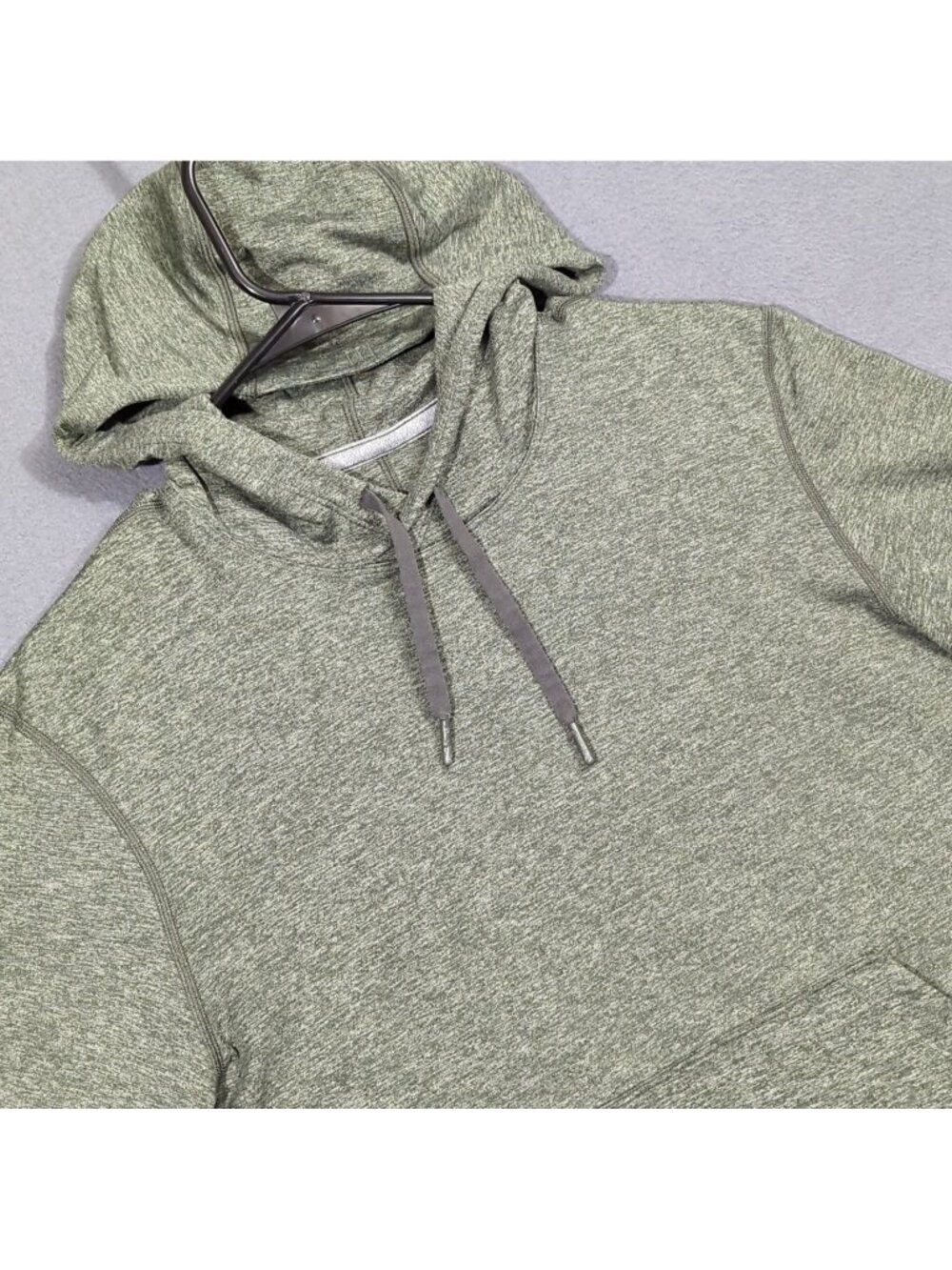 Lululemon Soft Jersey Pullover Hoodie Men's M Green Pullover Activewear Lounge